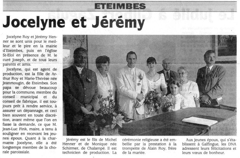 Jeremy Et Jocelyne